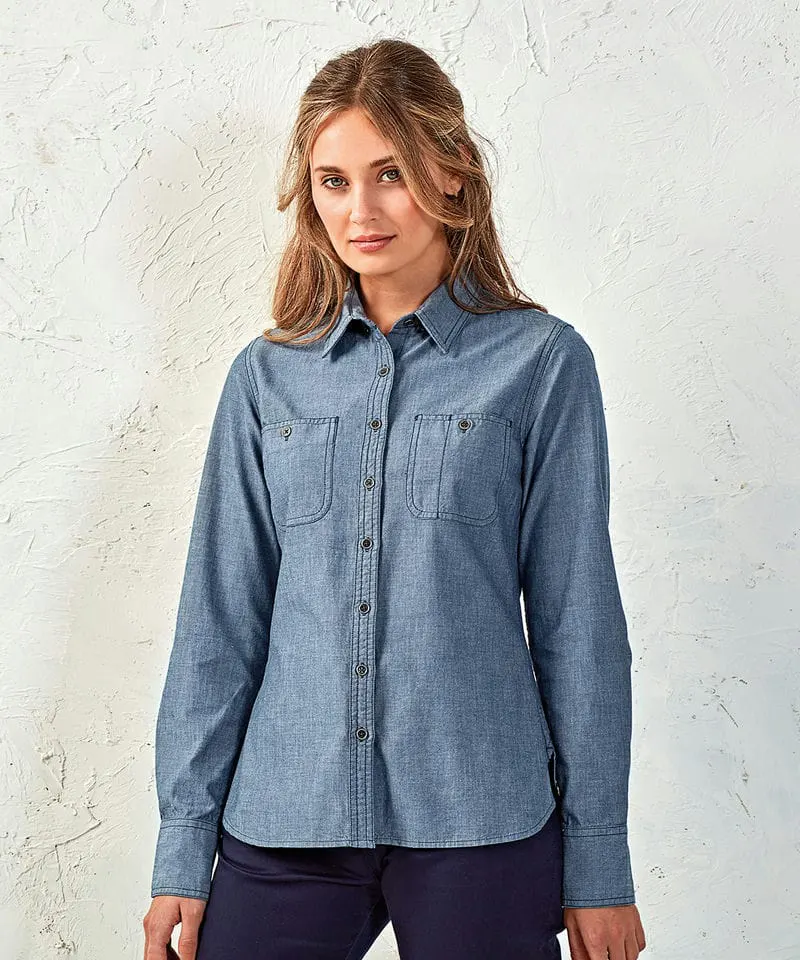 Premier Womens Chambray Shirt