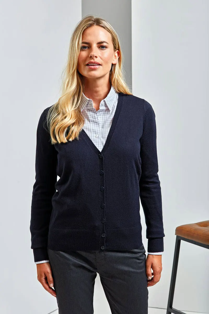 Premier Womens Essential Acrylic Cardigan