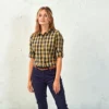 Premier Womens Mulligan Check Cotton Long Sleeve Shirt