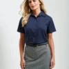 Premier Womens Short Sleeve Poplin Blouse