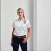 Premier Womens Signature Oxford Short Sleeve Shirt