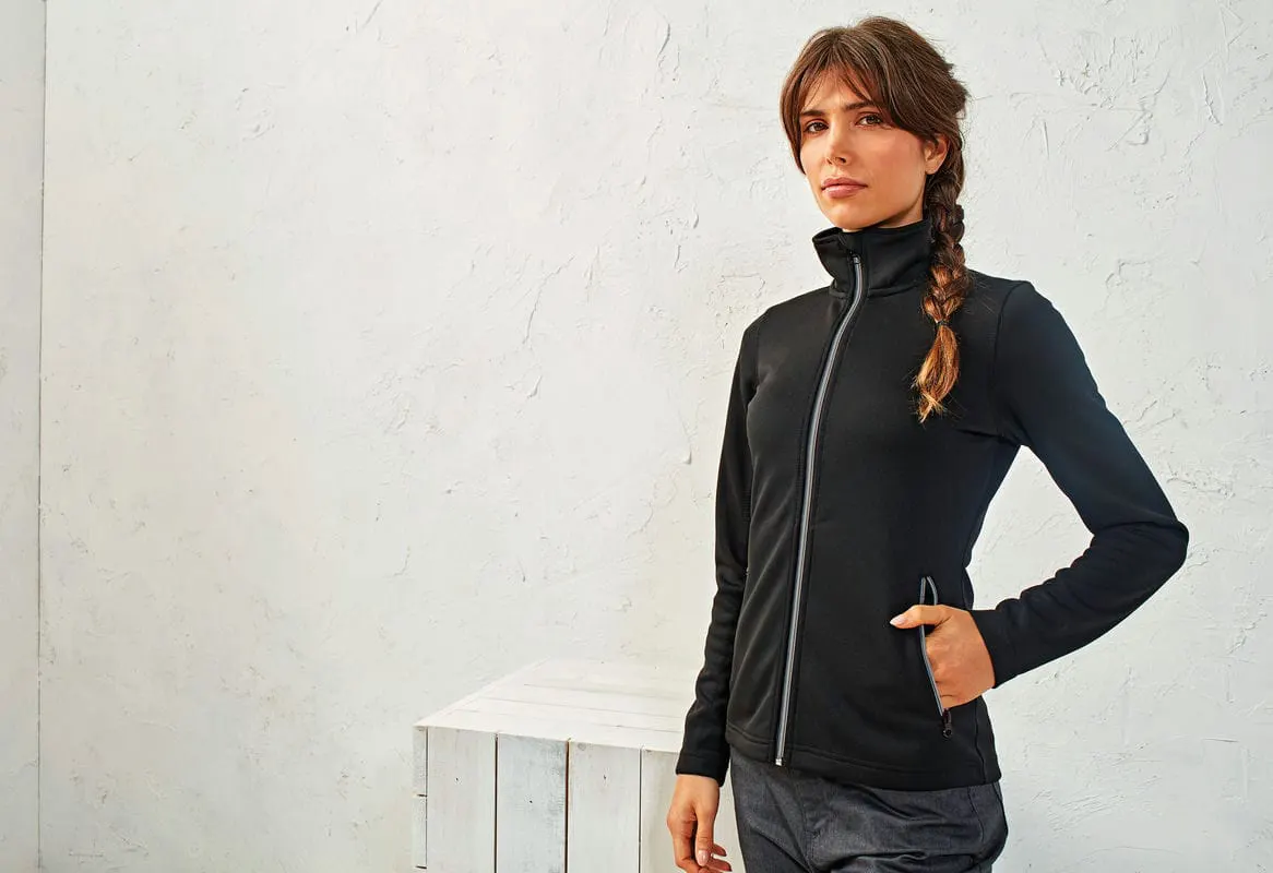 Premier Womens Spun Dyed Sustainable Zip Through Sweatshirt