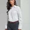 Premier Womens Supreme Poplin Long Sleeve Shirt