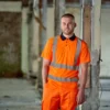 Prortx High Visibility Mens High Visibility Polo