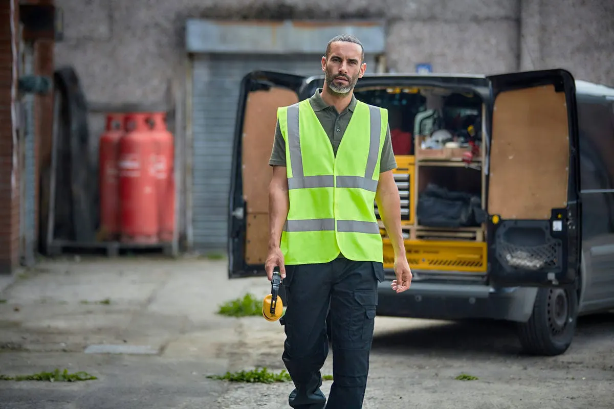 Prortx High Visibility Mens Waistcoat