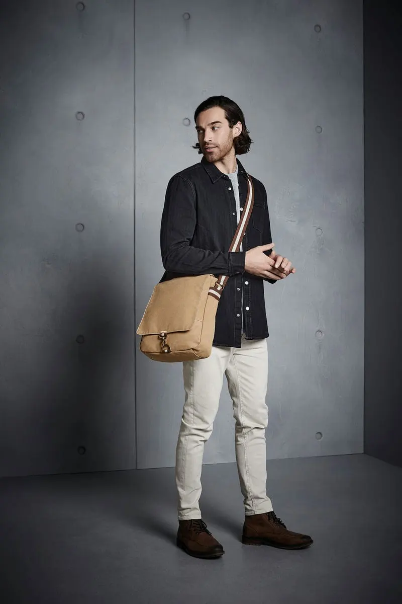 Quadra Vintage Canvas Messenger