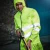 Regatta High Visibility Mens High Vis Pro Pack Away Jacket