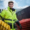 Regatta High Visibility Mens Pro Hi Vis Insulated Parka