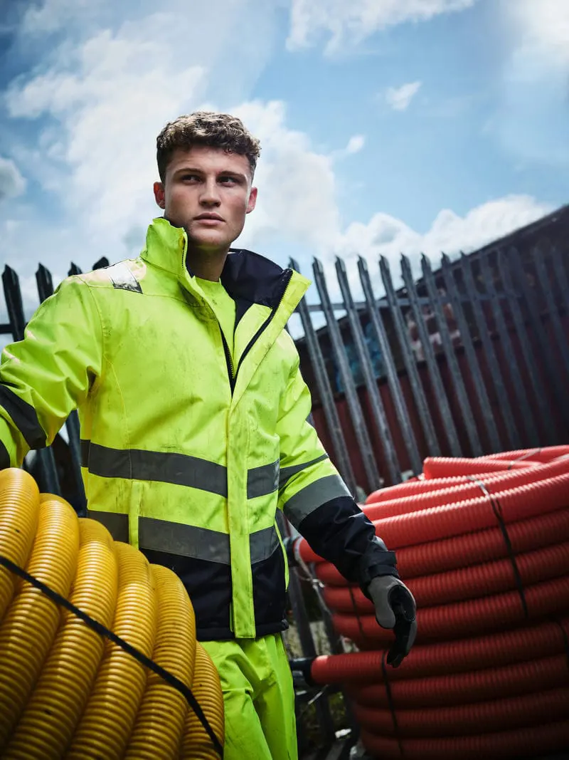 Regatta High Visibility Mens Pro Hi Vis Insulated Parka