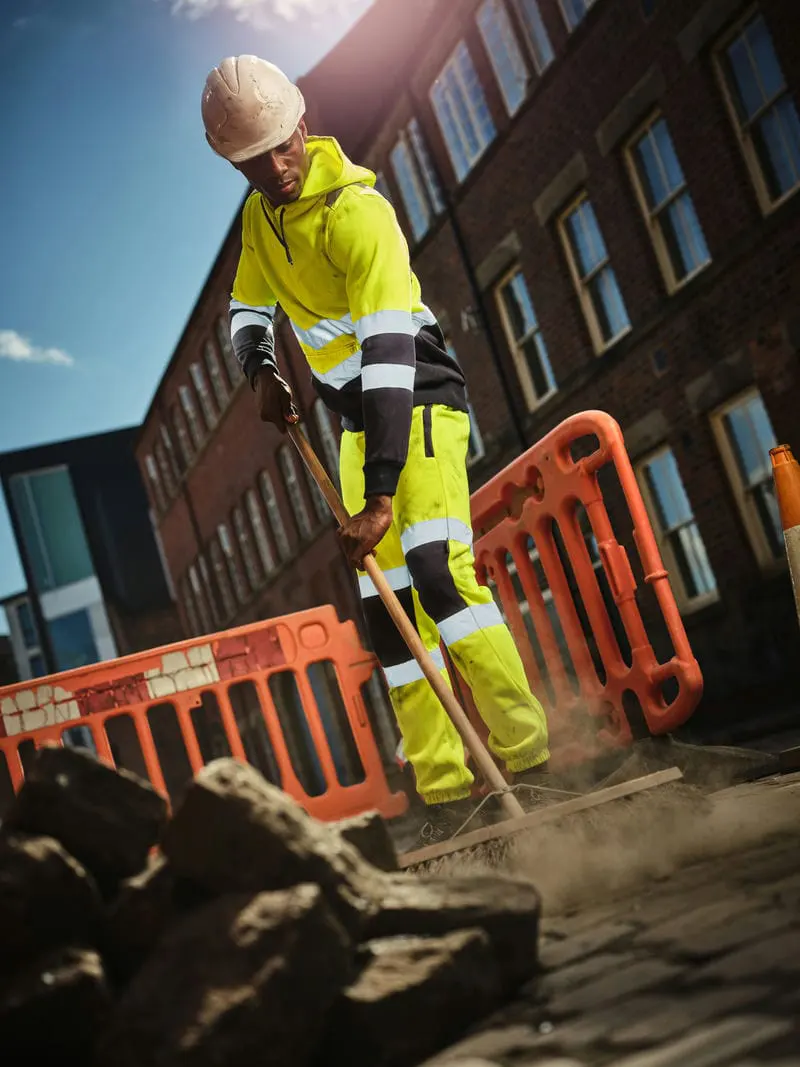Regatta High Visibility Mens Pro Hi Vis Overhead Hoodie