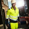 Regatta High Visibility Mens Pro Hi Vis ¼ Zip Sweatshirt