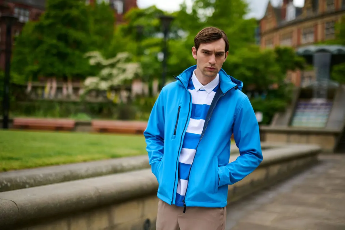 Regatta Professional Mens Venturer 3 Layer Hooded Softshell Jacket
