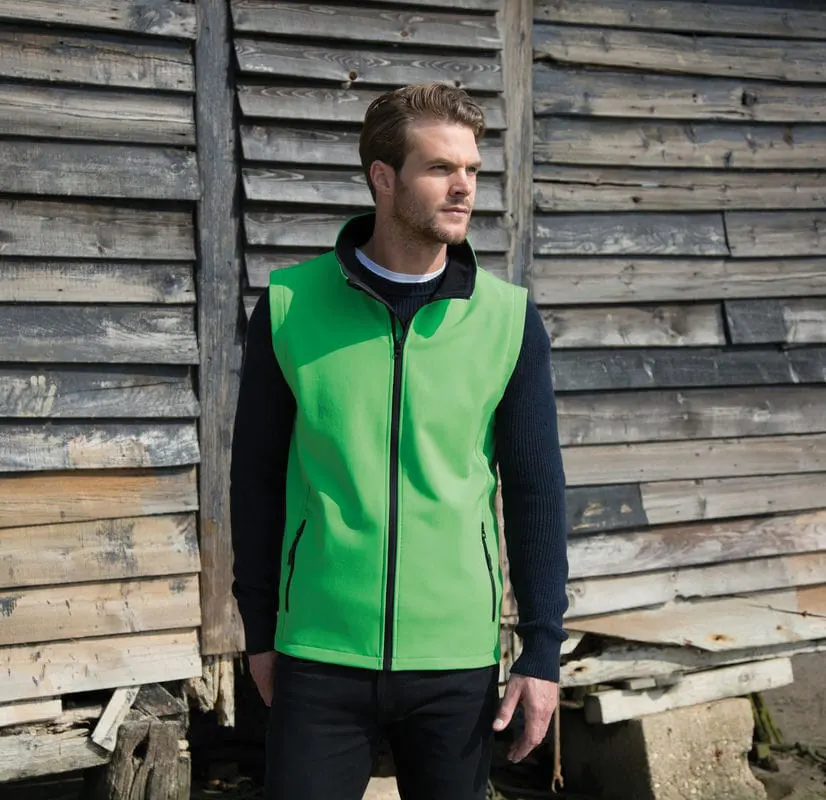 Result Core Mens Printable Softshell Bodywarmer