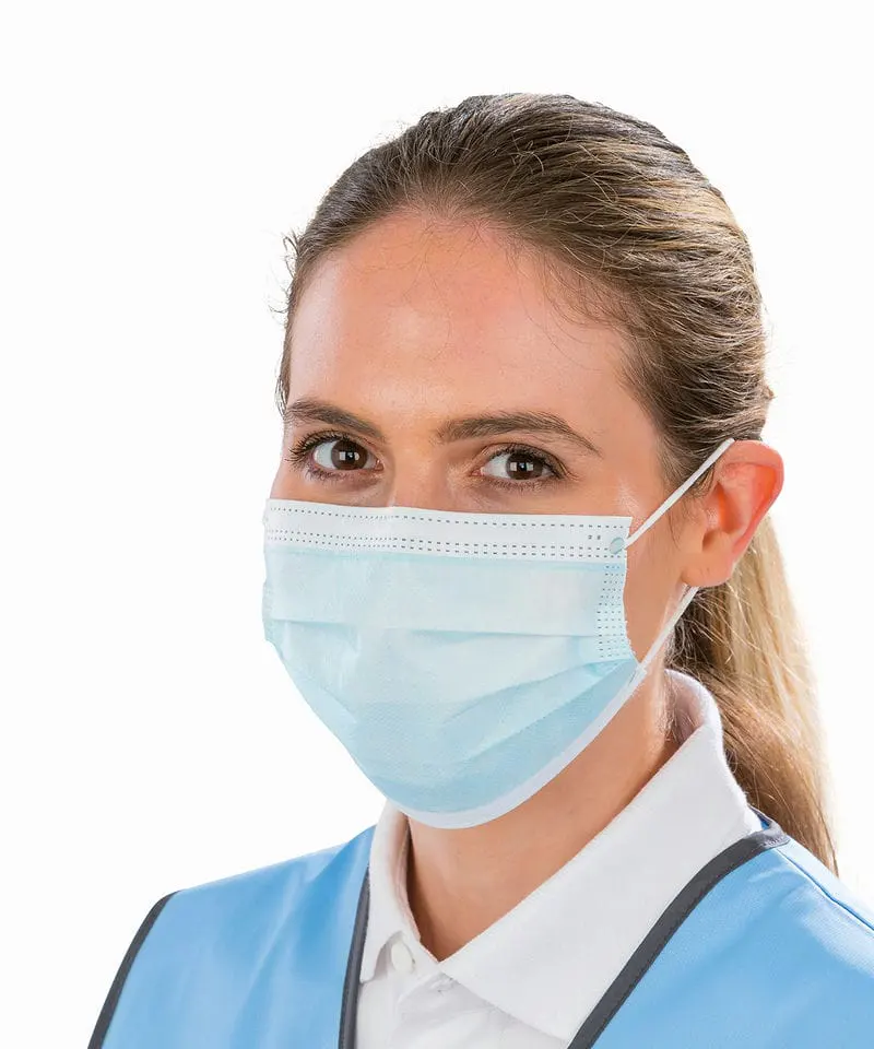 Result Essential Hygiene Ppe Disposable 3 Ply Type Iir Medical Mask Pack Of 50