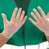 Result Essential Hygiene Ppe Medical Vinyl Examination Gloves Clear Pack Of 100