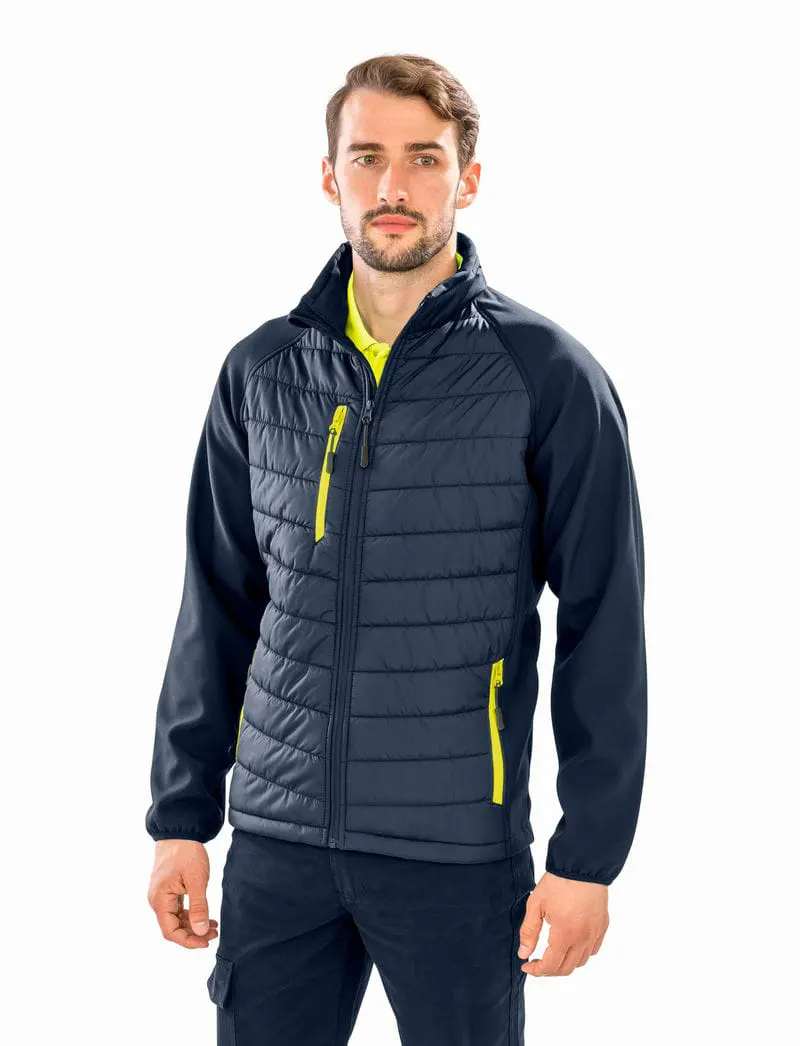 Result Genuine Recycled Mens Compass Padded Softshell Jacket
