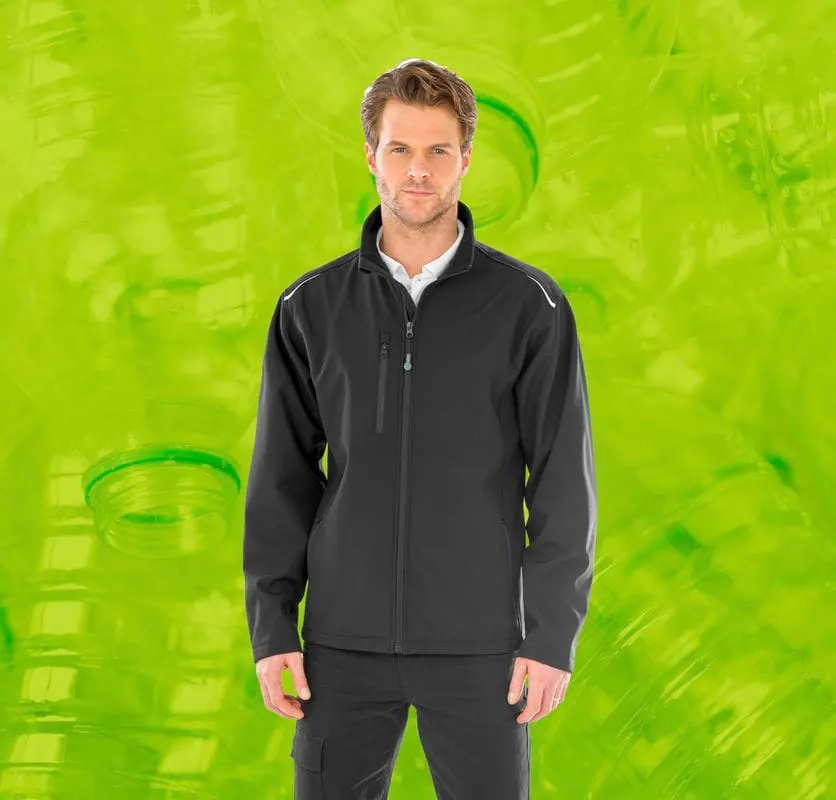 Result Genuine Recycled Mens Recycled 3 Layer Printable Softshell Jacket