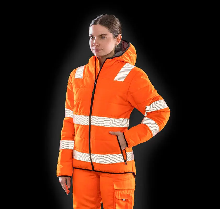 Result Genuine Recycled Mens Recycled Ripstop Padded Safety Jacket