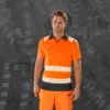 Result Genuine Recycled Mens Recycled Safety Polo
