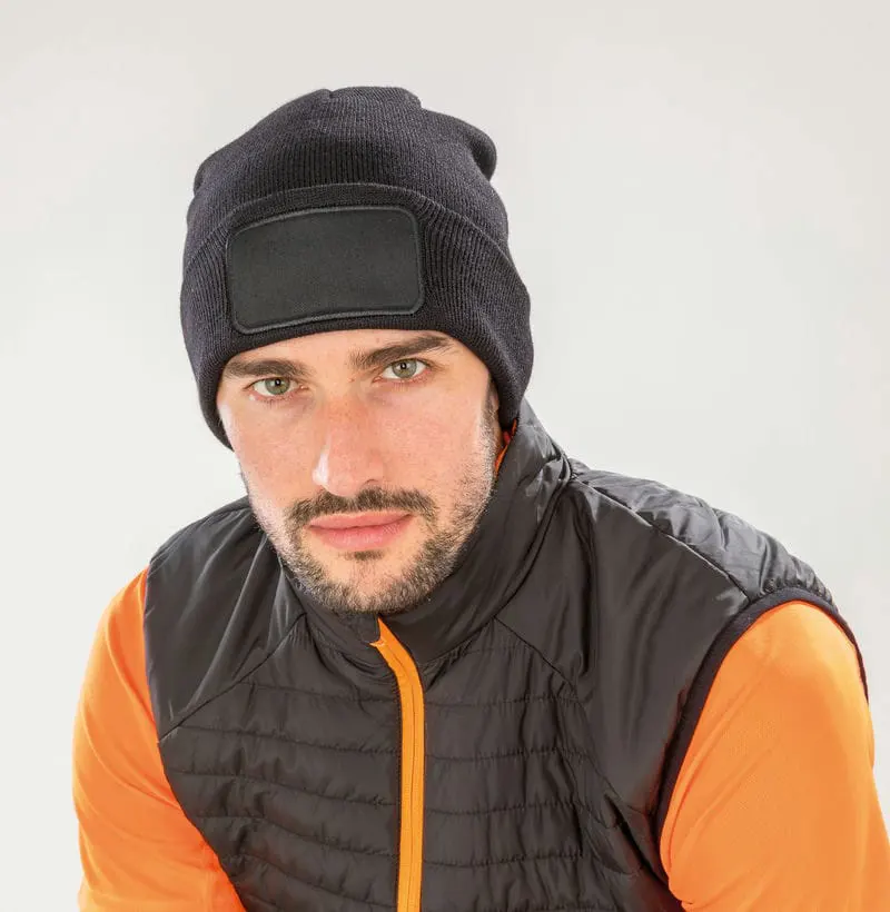 Result Genuine Recycled Recycled Double Knit Printers Beanie