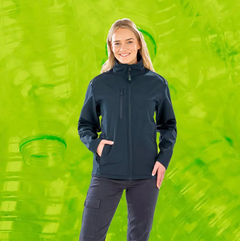 Result Genuine Recycled Womens Recycled 3 Layer Printable Softshell Jacket