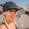 Result Headwear Bronx Glitter Flat Peak Snapback Cap