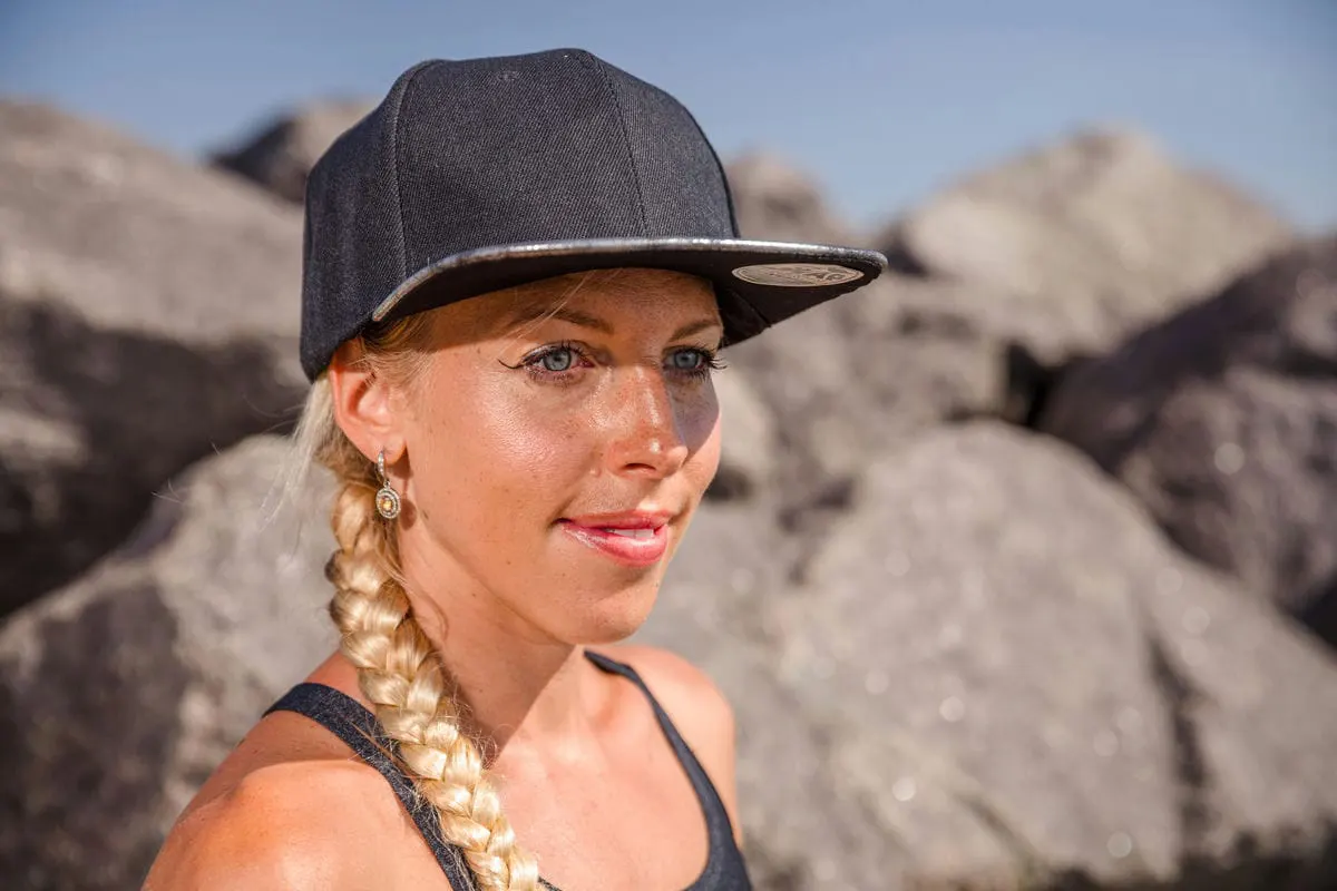 Result Headwear Bronx Glitter Flat Peak Snapback Cap