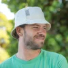 Result Headwear Deluxe Washed Cotton Bucket Hat With Side Mesh Panels
