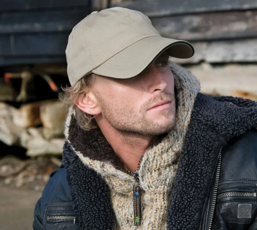 Result Headwear Heavy Cotton Drill Pro Style With Sandwich Peak