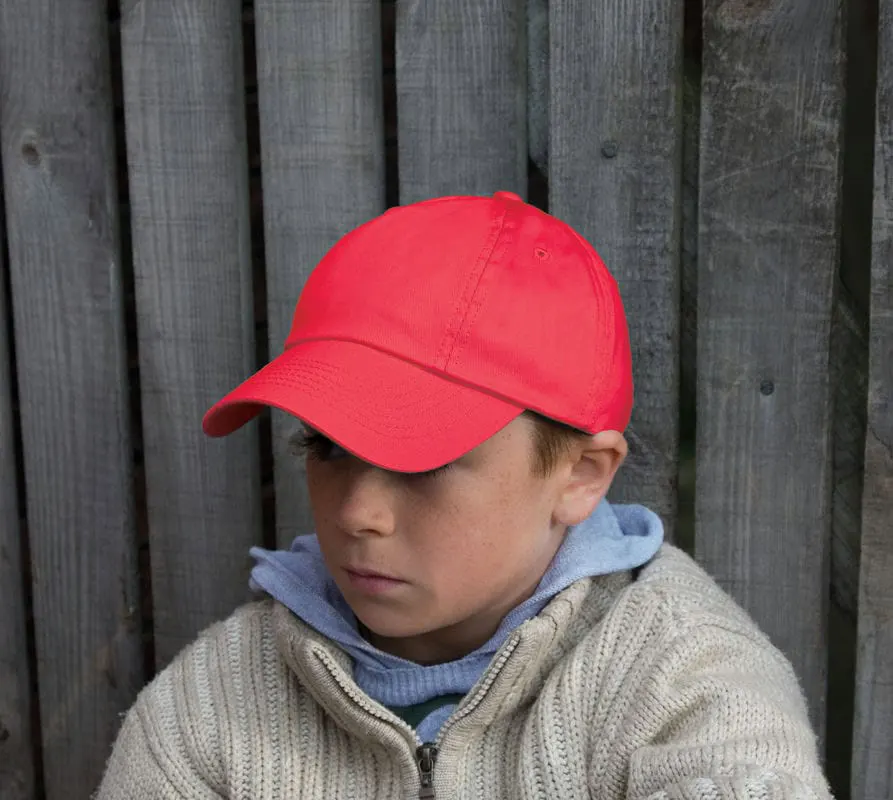 Result Headwear Junior Low Profile Cotton Cap