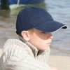 Result Headwear Junior Low Profile Heavy Brushed Cotton Cap With Sandwich Peak