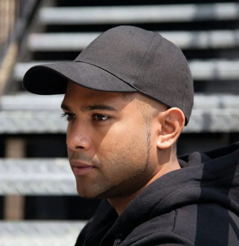 Result Headwear Memphis 6 Panel Brushed Cotton Low Profile Cap