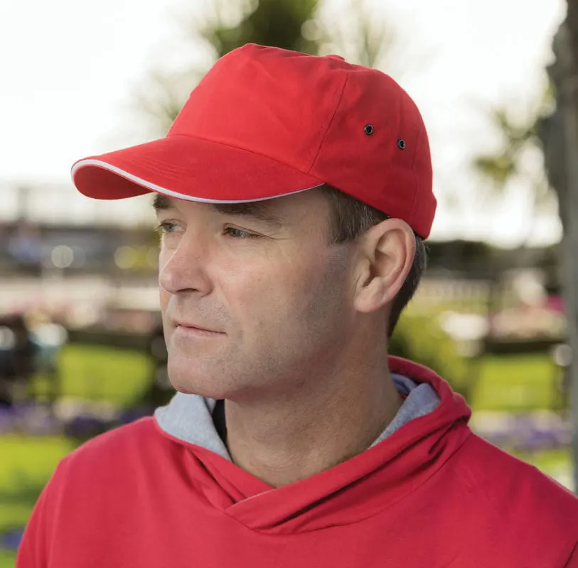 Result Headwear Printers Plush Cotton 5 Panel Cap