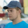 Result Headwear Washed Fine Line Cotton Cap With Sandwich Peak