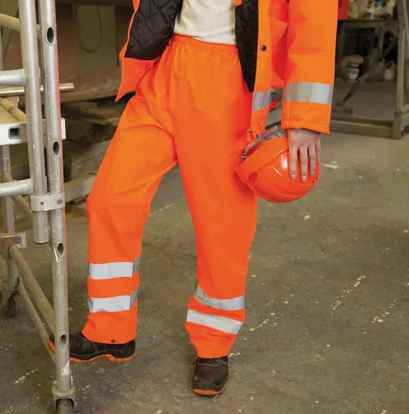 Result Safeguard Unisex Safety High Viz Trousers