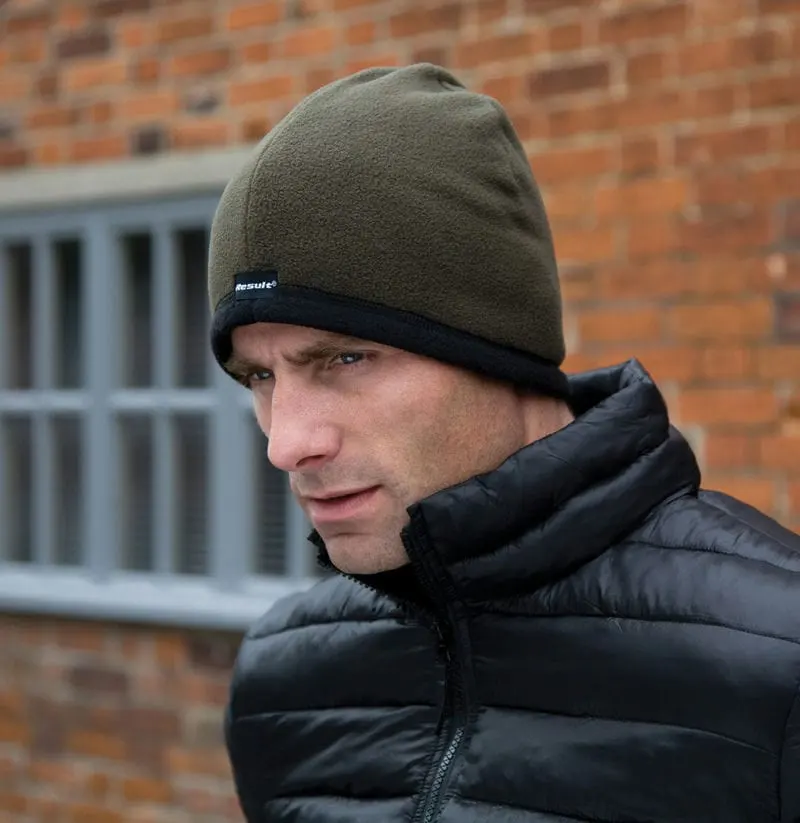 Result Winter Essentials Reversible Microfleece Bob Hat