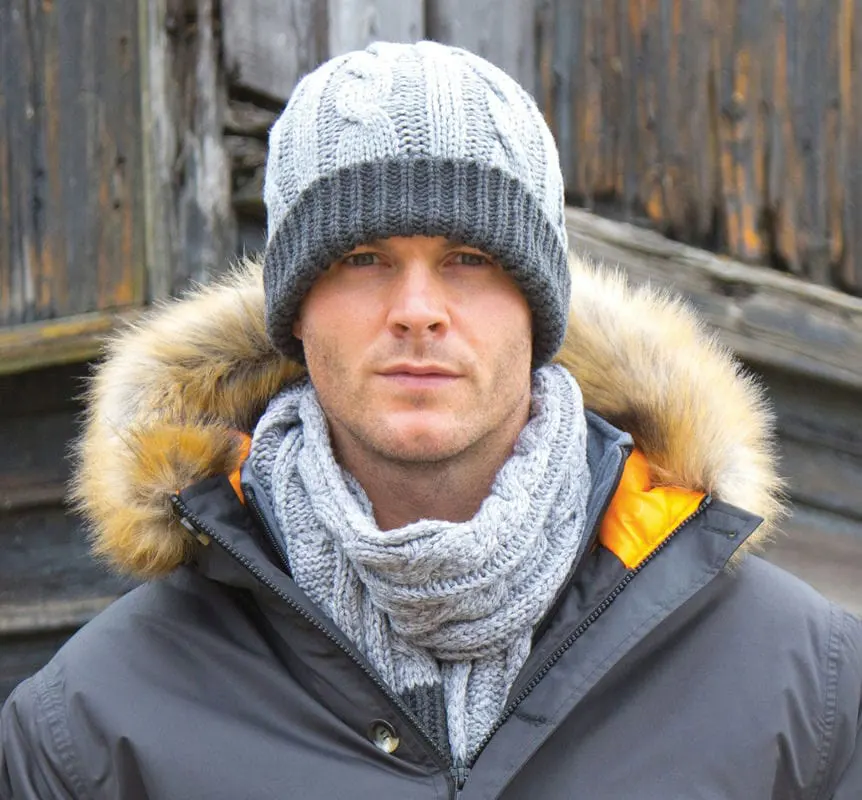 Result Winter Essentials Shades Of Grey Scarf