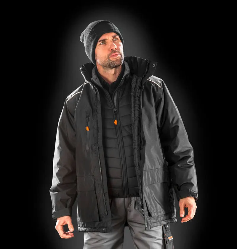 Result Workguard Mens Work Guard Vostex Long Coat