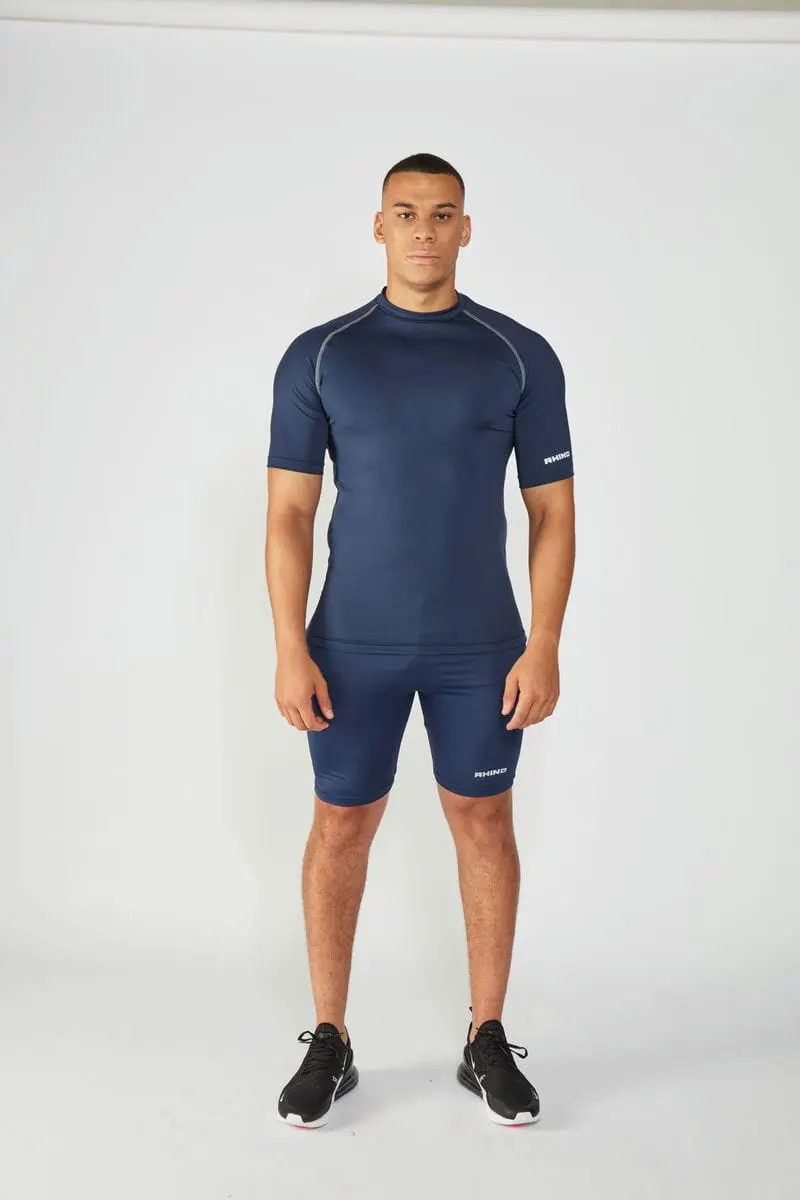 Rhino Mens Rhino Baselayer Short Sleeve