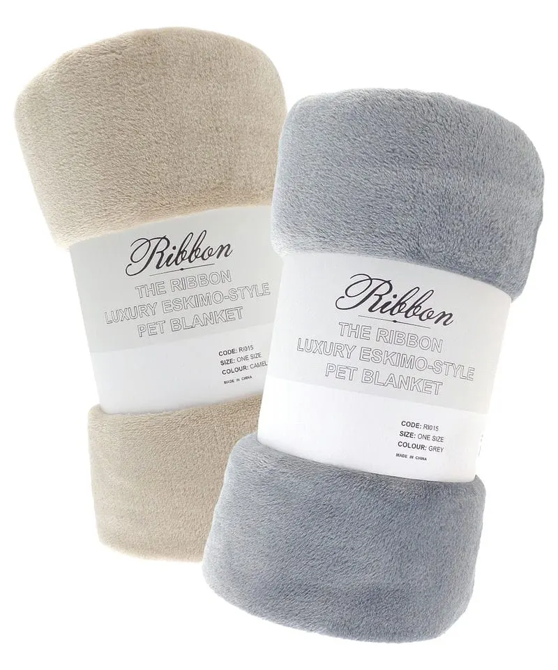 Ribbon Pet Eskimo Style Blanket