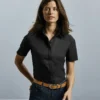 Russell Collection Womens Short Sleeve Ultimate Stretch Shirt