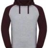 Light Oxford/Burgundy Melange