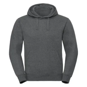 Russell Europe Mens Authentic Melange Hooded Sweatshirt