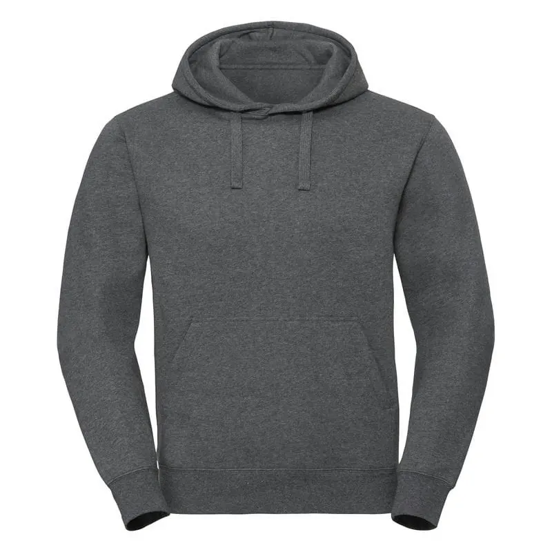 Russell Europe Mens Authentic Melange Hooded Sweatshirt