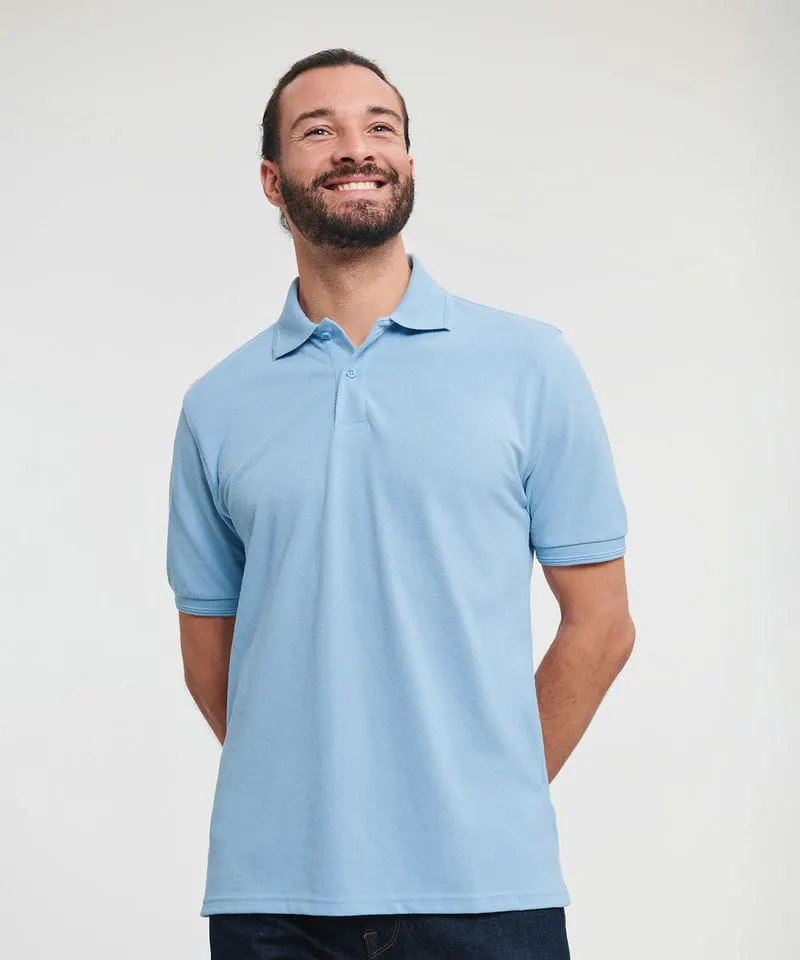 Russell Europe Mens Hard Wearing 60°C Wash Polo