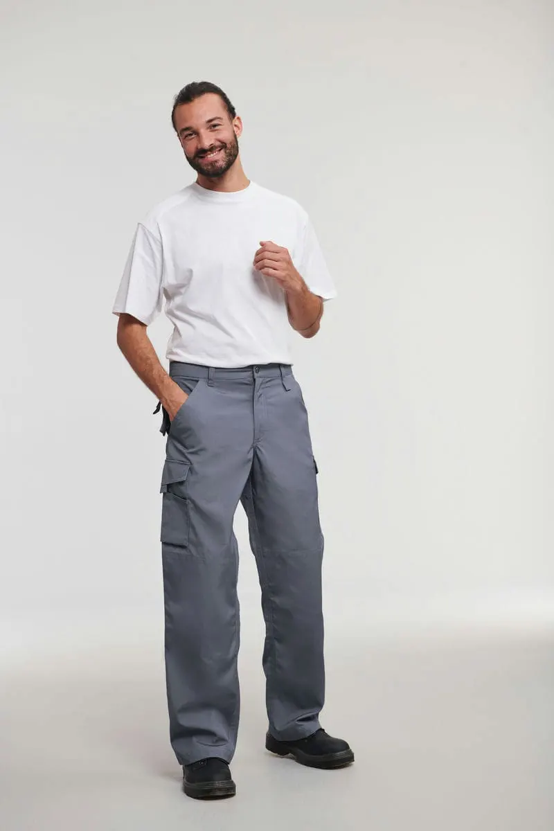 Russell Europe Mens Heavy Duty Workwear Trousers