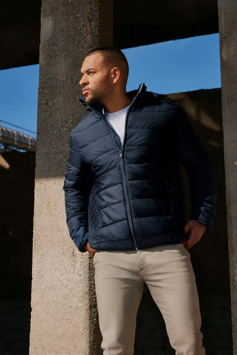 Russell Europe Mens Hooded Nano Jacket