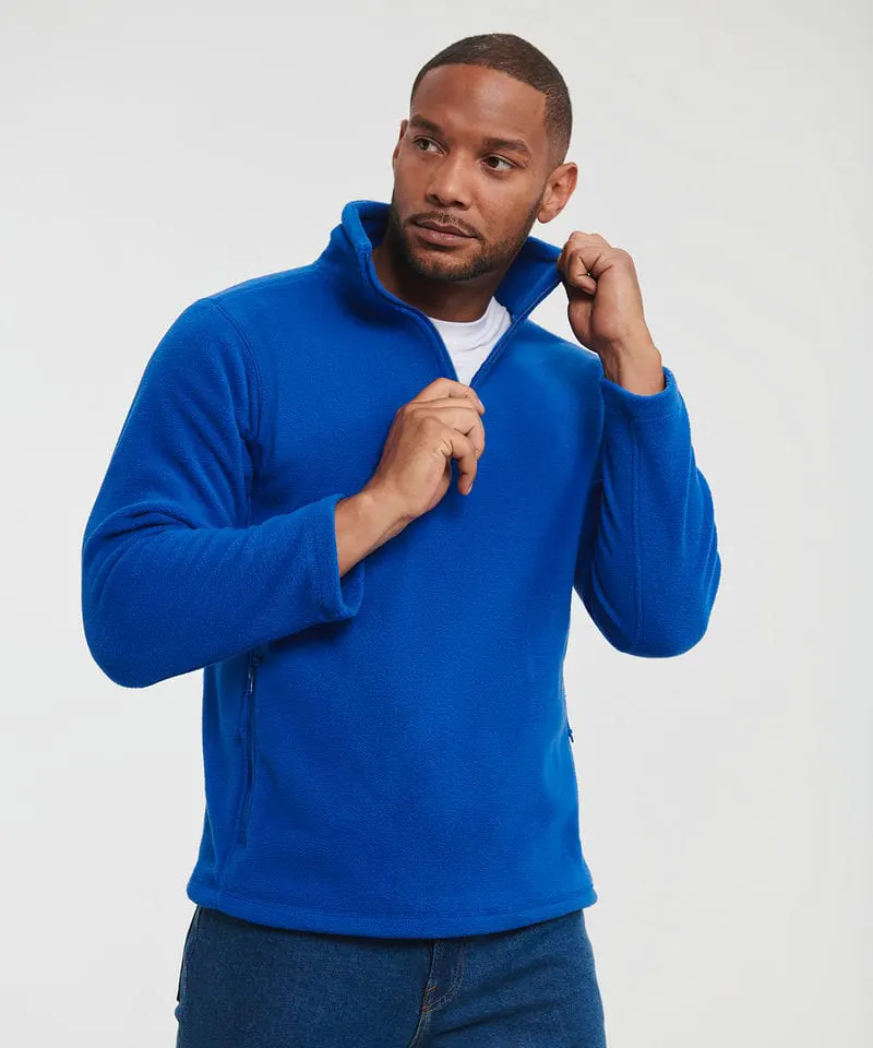 Russell Europe Mens ¼ Zip Outdoor Fleece
