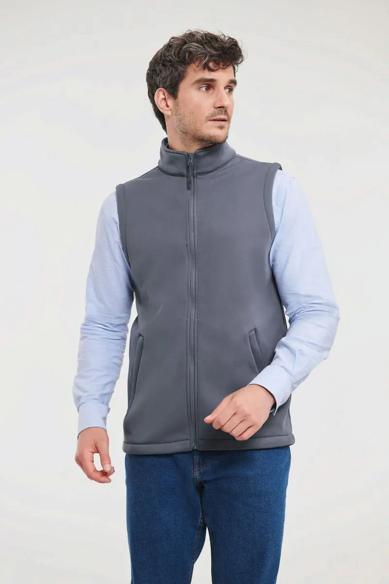 Russell Europe Mens Smart Softshell Gilet