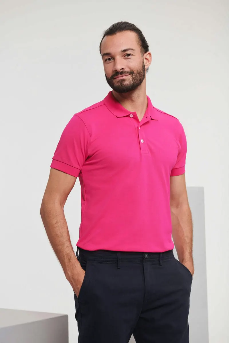 Russell Europe Mens Stretch Polo